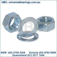 washers and nuts zinc plated