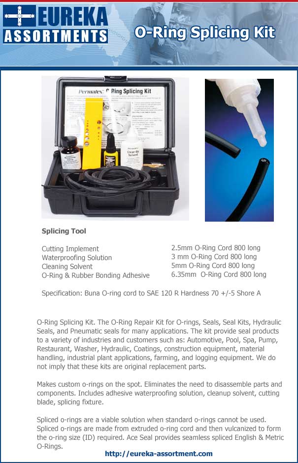 o-ring splicing kit eureka assortmenta