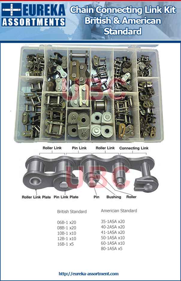 chain connecting link kit eureka assortments