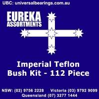 imperial teflon bush kit 112 piece eureka assortments