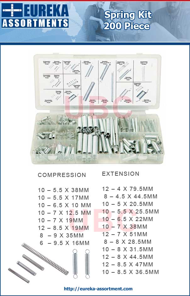 spring kit 200 piece eureka assortments